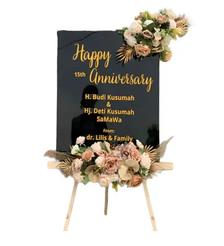 Papan Bunga Akrilik Gabek Satu